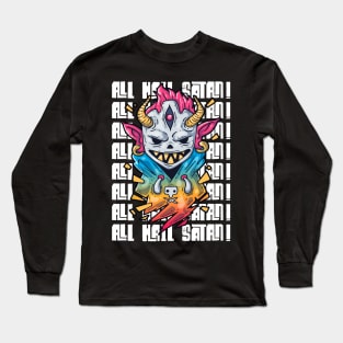 All Hail Satan Long Sleeve T-Shirt